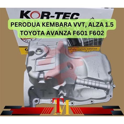 Oil Pan Assy Perodua Alza 15 Kembara Dvvt Toyota Avanza 12111 97403
