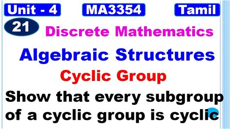 Discrete Maths Ma Algebraic Structures Show That Every