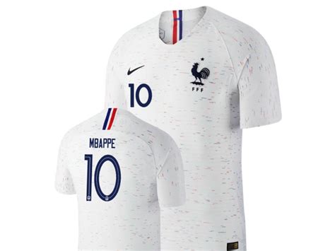 France Kylian Mbappe Away Jersey 2022 World Cup Kit