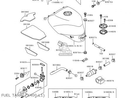 Kawasaki Zx L Zxr Europe Uk Fr Ar Fg Gr It Nr Parts Lists