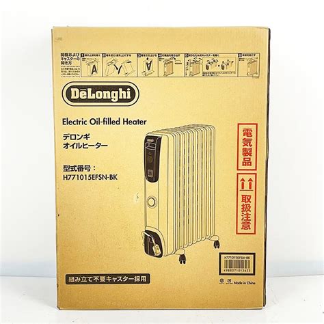 品 Delonghi デロンギ オイルヒーター H771015efsn Bk 10 13畳 R9696オイルヒーター｜売買された