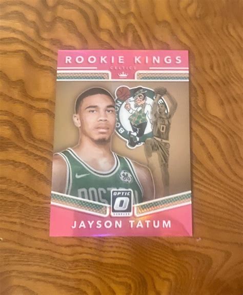 2017 18 Panini Donruss Optic Rookie Kings Pink Prizm 3 Jayson Tatum