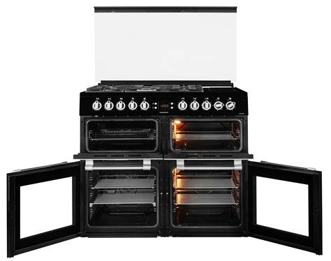 Buy Leisure Chefmaster 100cm Dual Fuel Range Cooker Black Online