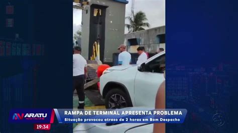 Rampa Do Terminal Do Ferry Boat Apresenta Problema TV Aratu SBT