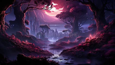 11124 Mysterious Silhouette Dark Forest Stock Photos Free And Royalty