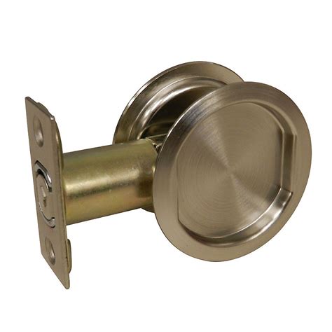 Onward Pocket Door Pull Round Passage Brushed Nickel The Home Depot Canada