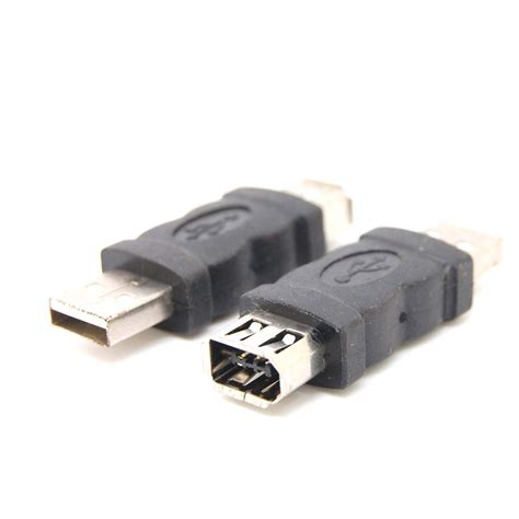 Adaptador Macho Firewire 1394 6 Pinos Adaptador Fêmea De Usb Tipo A Machofirewire Ieee 1394