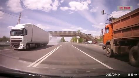 Crazy Russian Semi Trucks Crashes Heavy Equipment Fails Youtube