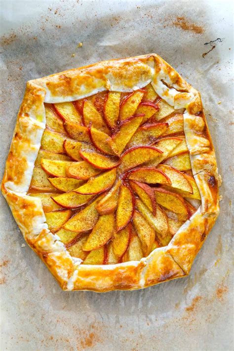 Peach Galette Recipe Shugary Sweets