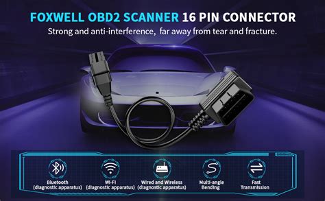 Amazon Foxwell Obd Obd Ii Pin Male To Female Diagnostic