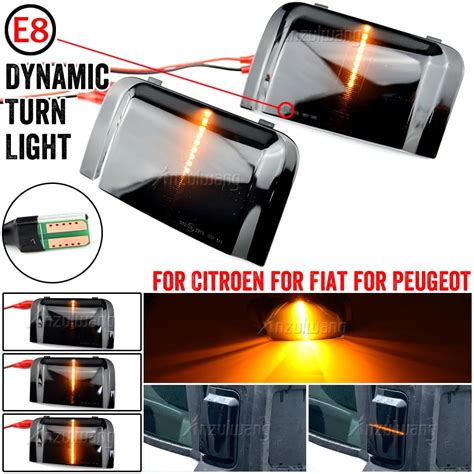 Rearview Mirror Dynamic Blinker Flowing Indicator LED Turn Signal Light