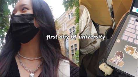 First Day Of University Grwm Vlog And Uni Reveal Youtube