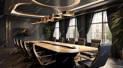 Premium AI Image | modern conference room interior design