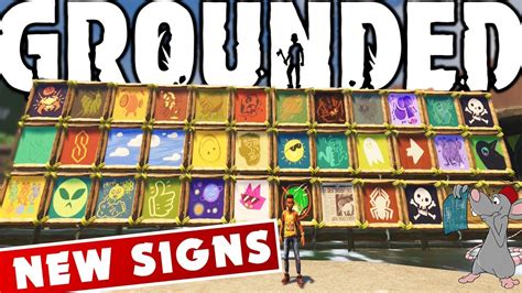 Grounded New Update All The New Signs And How To Unlock Them Youtube