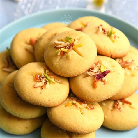 Nankhatai Ghee Biscuit Easy Indian Biscuit Recipe Cooking From Heart