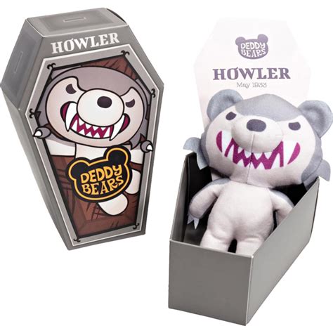 Deddy Bears Howler In Coffin Plush Series By Deddy Bears