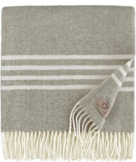 Linen Cotton Decke Merino Wolldecke Wohndecke Kuscheldecke Brooklyn