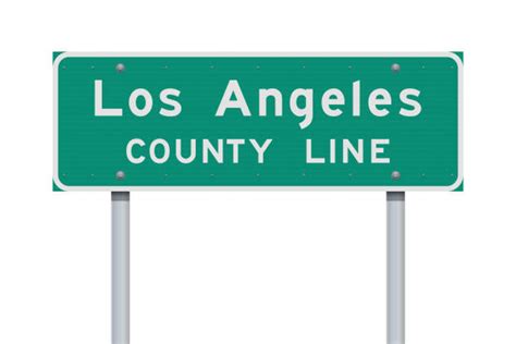 Los Angeles Street Signs Illustrations, Royalty-Free Vector Graphics ...