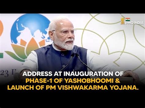 PM Modi S Address At Inauguration Of Phase 1 Of Yashobhoomi Launch Of