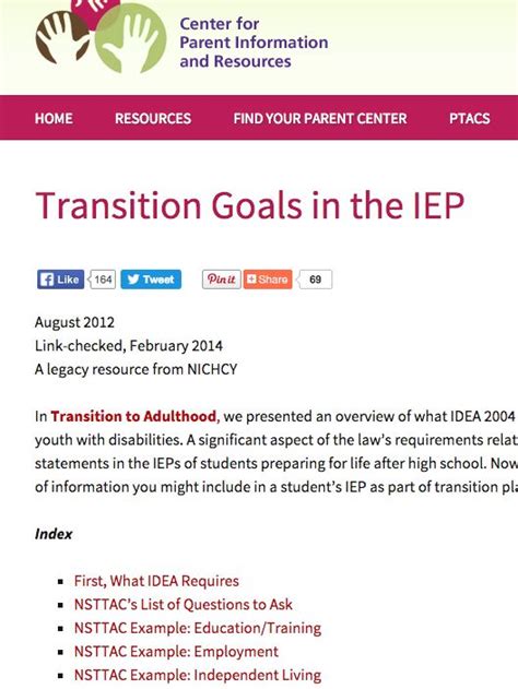 All About Transition Goals In The IEP IDEA Requirements And Examples