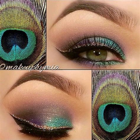 15 Amazing Peacock Inspired Eye Makeup Looks For 2024 Pretty Designs