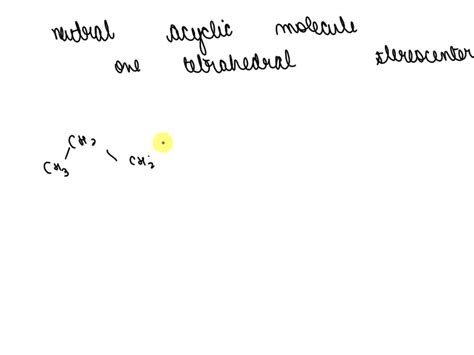 Solved Draw The Skeletal Structure Of A Neutral Acyclic Molecule With