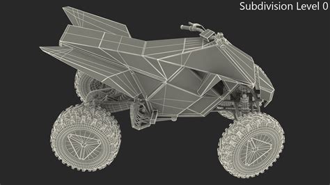 Tesla Cyberquad Atv Rigged 3d Model 119 Max Free3d