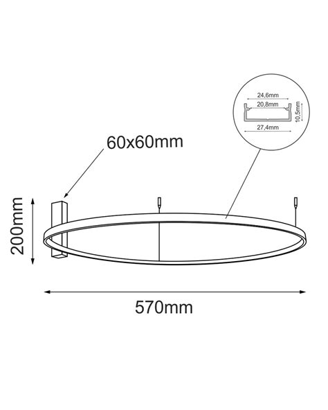 Lampa Sufitowa Shilo Agari Cm Czarna Ze Ciemniaczem Led