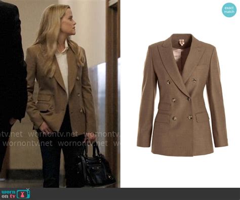 Wornontv Bradleys Taupe Brown Blazer And Black Bag On The Morning Show Reese Witherspoon