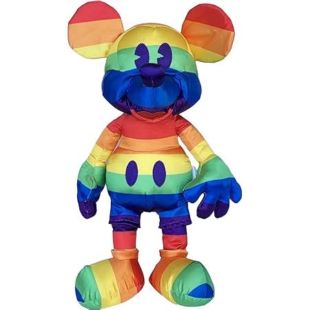 Amazon Gay Days Pride Mickey Mouse Plush Rainbow NWT Toys Games