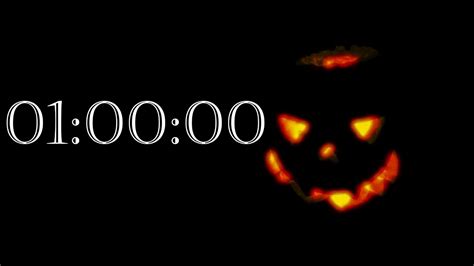 1 Hour Halloween Timer With Scary Alarm Youtube