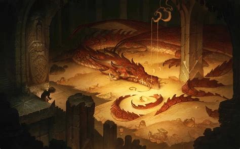 The Hobbit The Desolation Of Smaug Golden Dragon