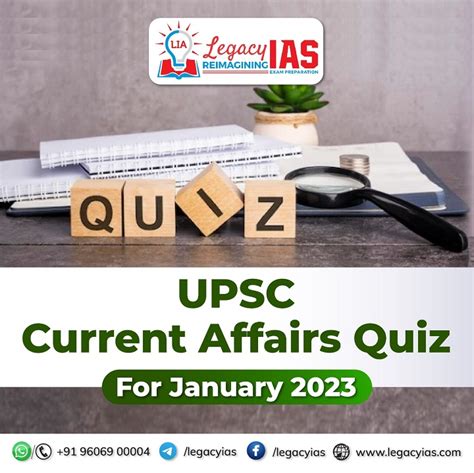 Current Affairs Quiz January 2023 Legacy IAS Academy