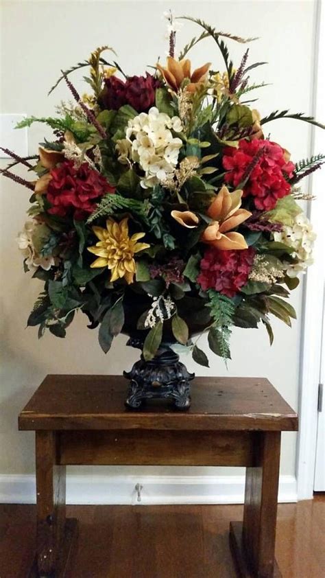 Extra Large Silk Floral Arrangement Traditional Transitional Tuscan Old