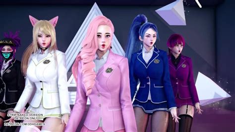 Mmd Stayc Ran U Ahri Akali Kaisa Evelynn Seraphine Hot Kpop Dance