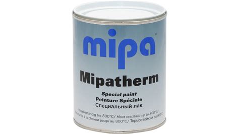 Mipa Mipatherm schwarz hitzebeständig 800°C (750ml) | Spezial-Decklacke ...
