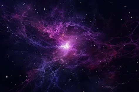 Premium Ai Image Cosmic Nebula Magenta Generative Ai