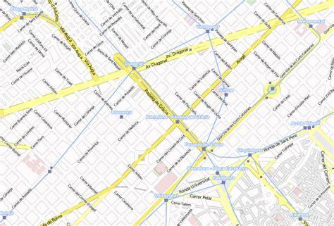 Passeig De Gràcia Stadtplan Mit Luftaufnahme Und Unterkünften Von Barcelona