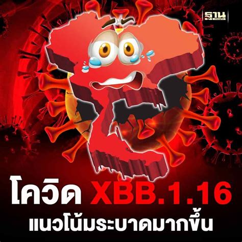 ฐานเศรษฐกจ Thansettakij โควดXBB 1 16 แนวโนมระบาดมากขน สธ ช