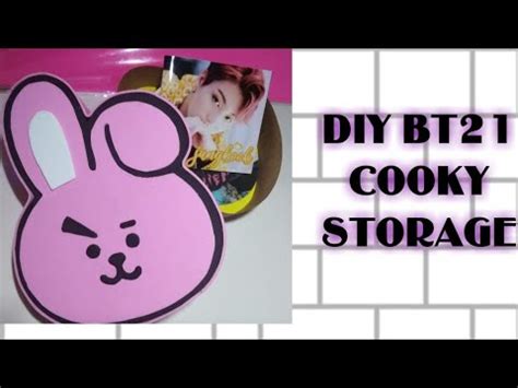 Diy Bt Cooky Storage Box Youtube