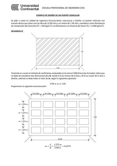 Ejemplo de Diseño de un Puente Vehicular Zander Meza Choque uDocz