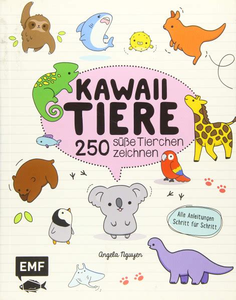 Kawaii 250 süße Tierchen zeichnen Zeichenbücher Zeichnen