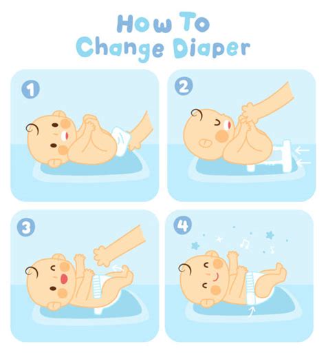 Changing Baby Diaper Illustrations, Royalty-Free Vector Graphics & Clip ...