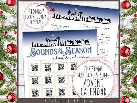 Musical Advent Calendar for Adults, Nativity Advent Reading Plan ...