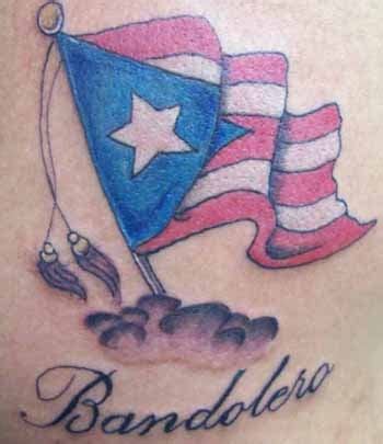 Best Tattoos For Men: Puerto Rican Flag Tattoos