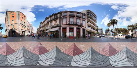 Vista De 360 Grados De La Calle Las Palmas De Gran Canaria España Alamy