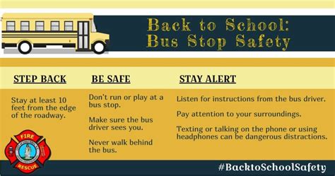 Back To School Bus Stop Safety From Columbia Fire Abc Columbia