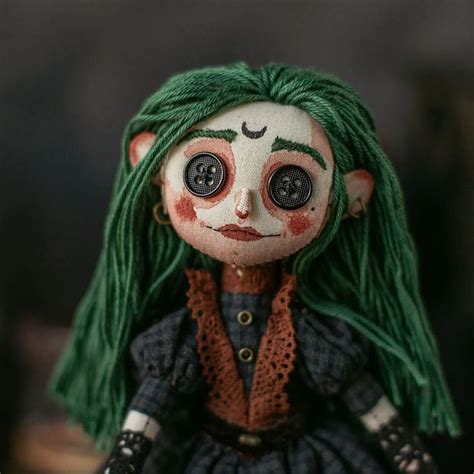 Textile Dolls Tutorials On Instagram Adopted Hesper Coraline