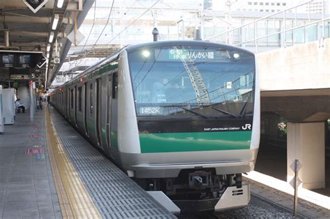 埼京線 E233系7000番台ハエ127編成 各駅停車 新木場 行 （2） 写真共有サイト「フォト蔵」