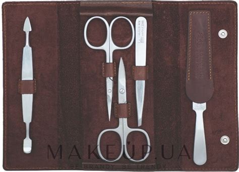 Маникюрный набор, 5 предметов "Antik", brown - Erbe Solingen Manicure ...